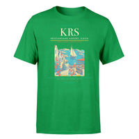 Thumbnail for Kristiansand Airport, Kjevik (KRS) T-Shirt single-side front print in Green | kristiansand-airport-kjevik-krs-double-side-t-shirt
