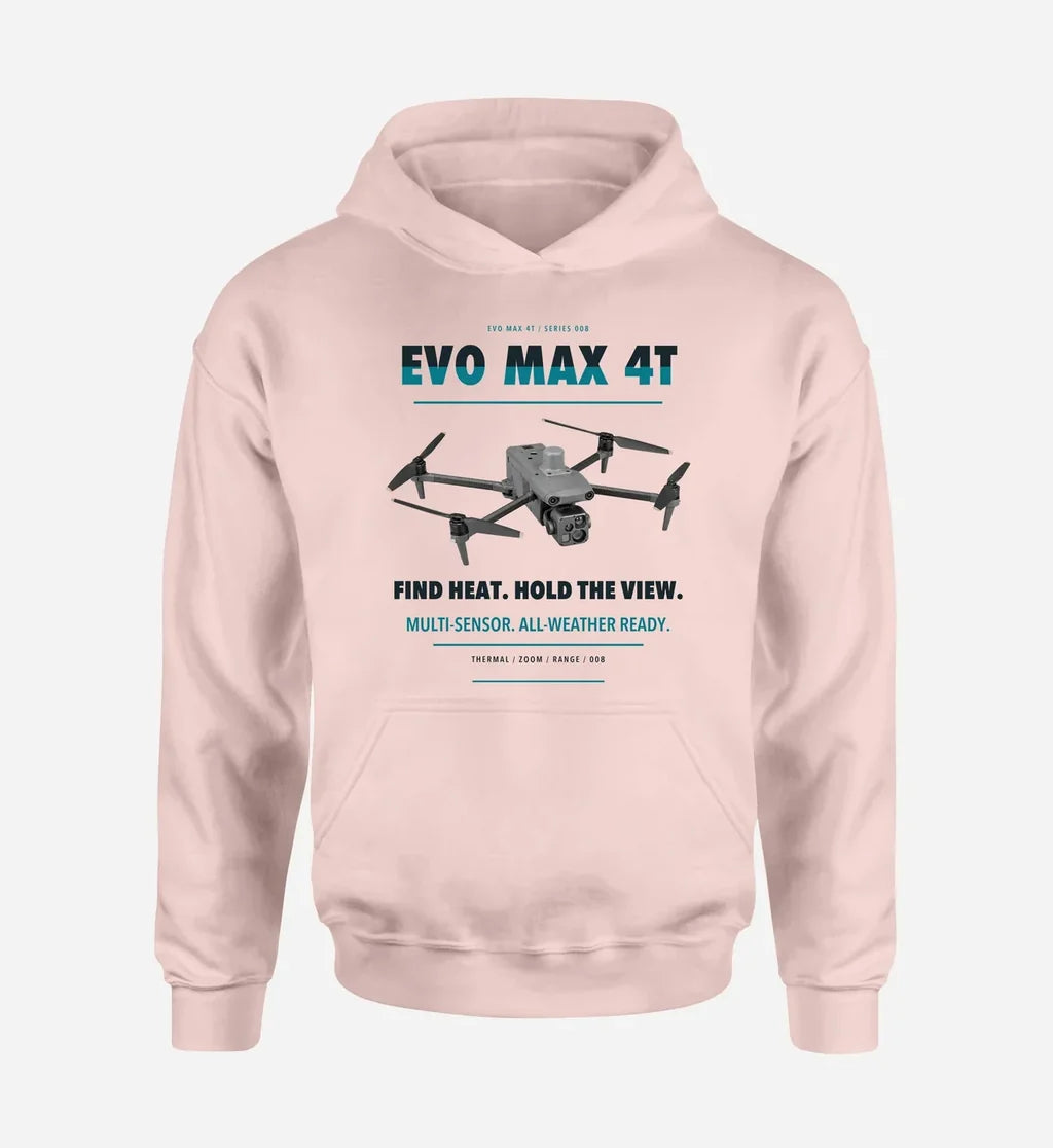 Autel EVO Max 4T design on pink hoodie single side