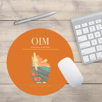 Thumbnail for Oshima Airport (OIM) design on orange round mouse pad