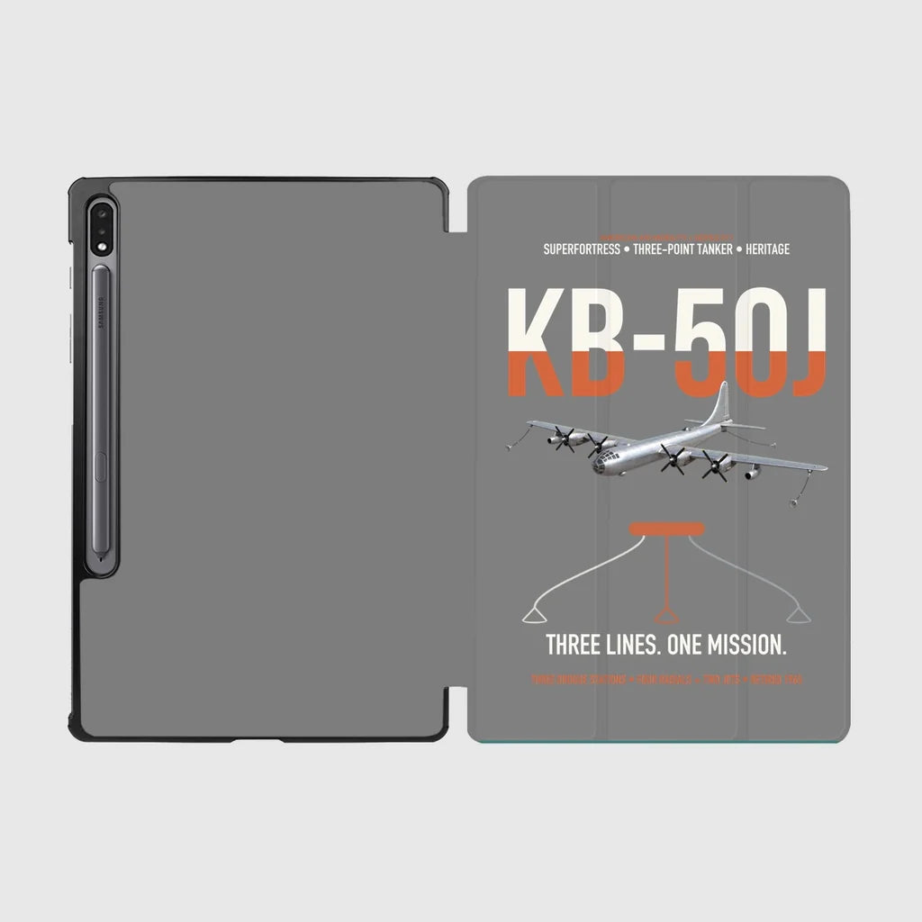 KB-50J Superfortress design on gray samsung tablet tablet case