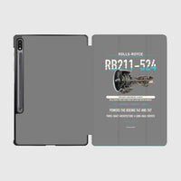 Thumbnail for RB211-524 design on gray samsung tablet tablet case