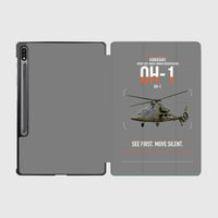 Thumbnail for Kawasaki OH-1 design on gray samsung tablet tablet case