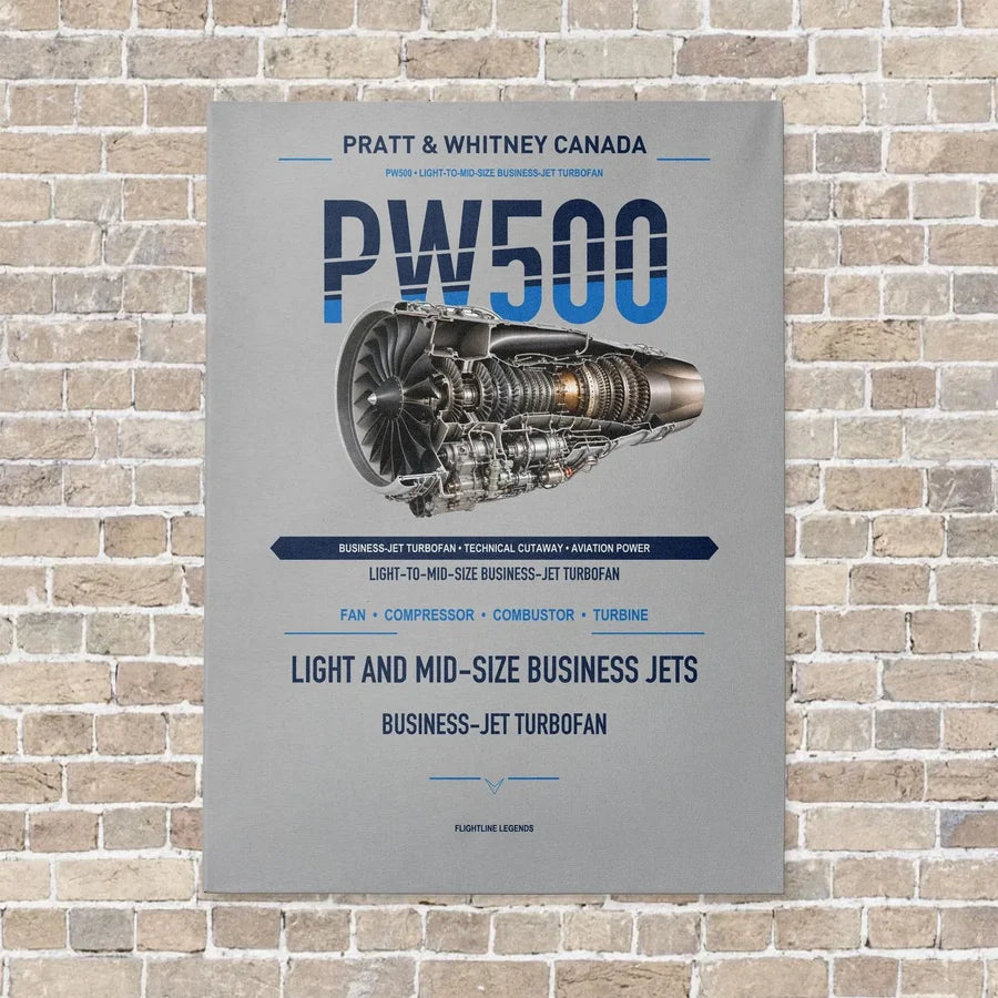 PW500 vertical canvas print - no frame - light gray background