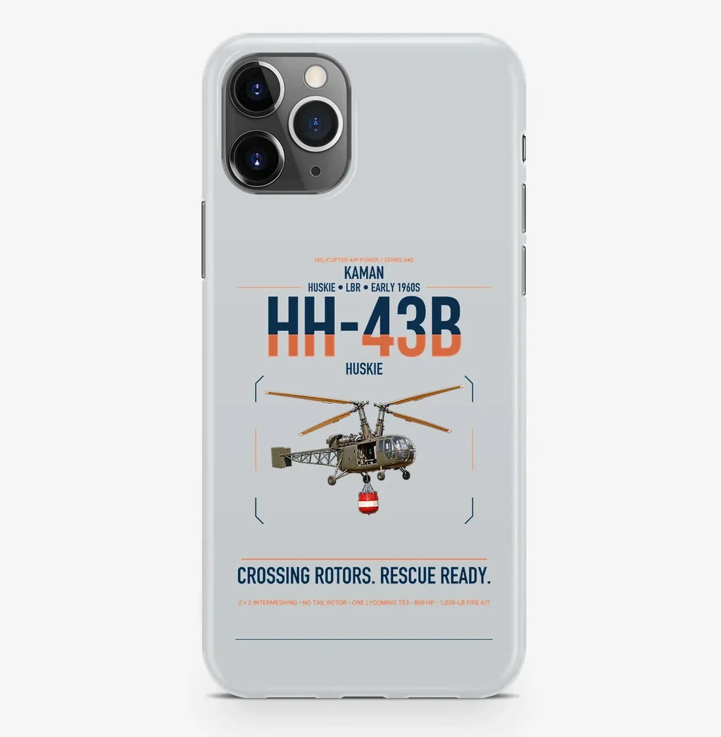 Kaman HH-43B Huskie design on light gray magsafe iphone case, for iPhone Pro Max