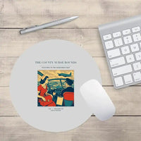 Thumbnail for VINTAGE G4481 - The County Nurse Rounds - Designed Mouse Pads design on lightgray round
