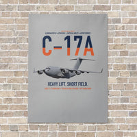 Thumbnail for C-17A Globemaster III vertical canvas print - no frame - light gray background