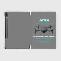 Thumbnail for ACSL SOTEN design on gray samsung tablet tablet case