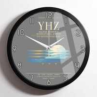 Thumbnail for Halifax Stanfield International Airport YHZ Wall-Clock Framed - Gray
