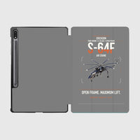 Thumbnail for Erickson S-64F Air Crane design on gray samsung tablet tablet case