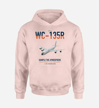 Thumbnail for WC-135R Constant Phoenix design on pink double-side hoodie, single-side print