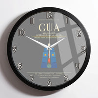 Thumbnail for Aeropuerto Internacional La Aurora GUA  Guatemala City Wall-Clock Framed - Gray
