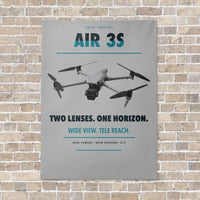 Thumbnail for DJI Air 3S vertical canvas print - no frame - light gray background