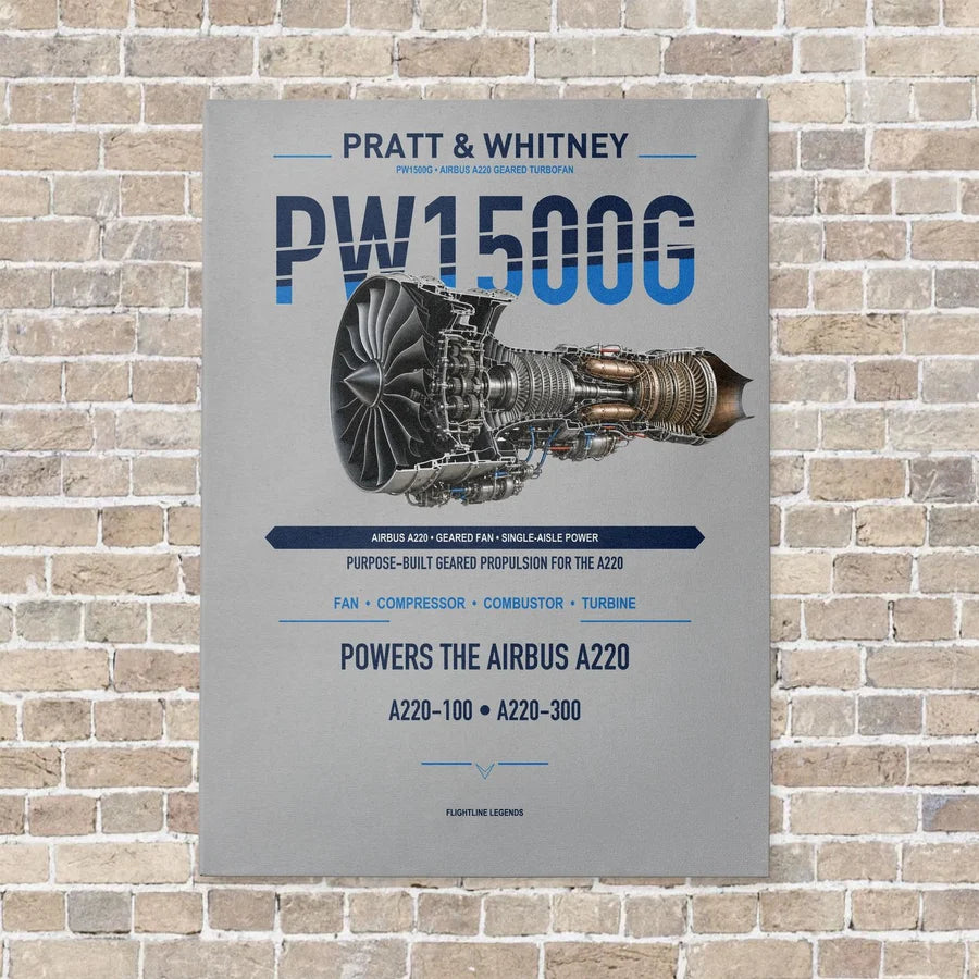 PW1500G vertical canvas print - no frame - light gray background