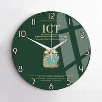 Thumbnail for Wichita Dwight D. Eisenhower National Airport ICT Wall-Clock No-Frame - Dark Green