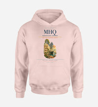 Thumbnail for Mariehamn Airport (MHQ) design on pink hoodie single-side print