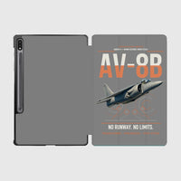 Thumbnail for AV-8B Harrier II design on gray samsung tablet tablet case
