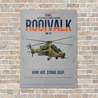 Thumbnail for Denel Rooivalk Mk 1F vertical canvas print - no frame - light gray background