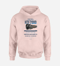 Thumbnail for HTF7000 design on pink hoodie single side