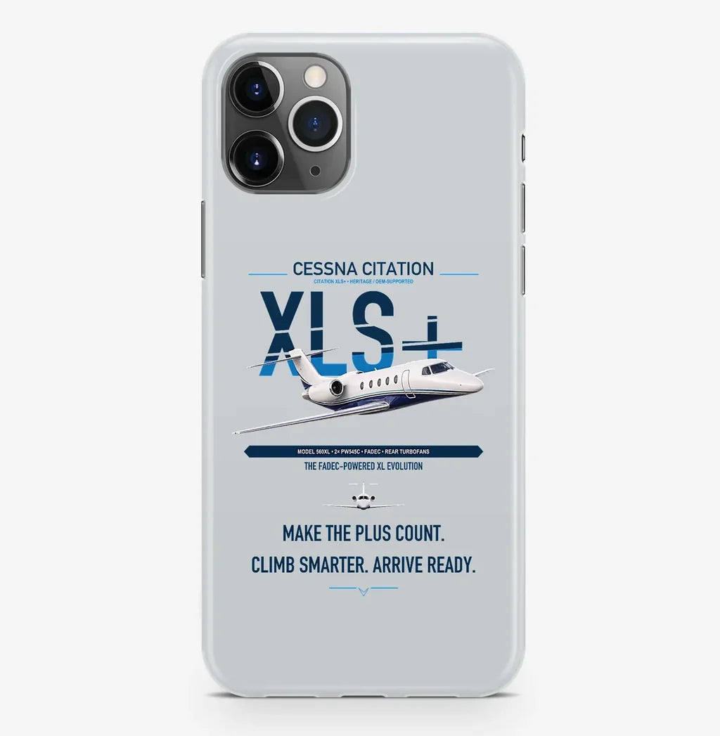 Cessna Citation XLSPlus design on light gray magsafe iphone case, for iPhone Pro Max