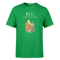 Thumbnail for Rostock-Laage Airport (RLG) T-Shirt single-side front print in Green | rostock-laage-airport-rlg-double-side-t-shirt