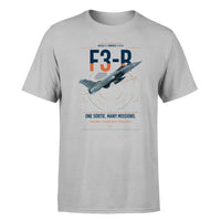 Thumbnail for Dassault Rafale C — F3-R standard design on light gray t-shirt, single-side print