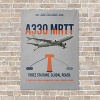 Thumbnail for Airbus A330 MRTT vertical canvas print - no frame - light gray background