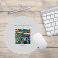 Thumbnail for VINTAGE G4322 - The Exhibition Field - Designed Mouse Pads design on lightgray round