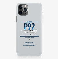 Thumbnail for Tecnam P92 Echo MkII design on light gray magsafe iphone case, for iPhone Pro Max