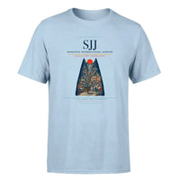 Thumbnail for Sarajevo Airport (SJJ) Premium T-Shirt Light Blue