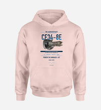 Thumbnail for CF34-8E design on pink hoodie single side