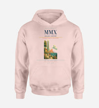 Thumbnail for Malmo Airport (MMX) design on pink hoodie single-side print