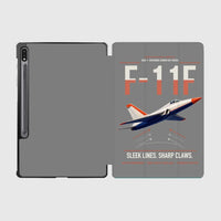Thumbnail for F-11F Tiger design on gray samsung tablet tablet case