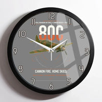 Thumbnail for IAR 80C design on gray framed wall clock