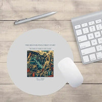 Thumbnail for VINTAGE G4455 - The Restoration First Start - Designed Mouse Pads design on lightgray round
