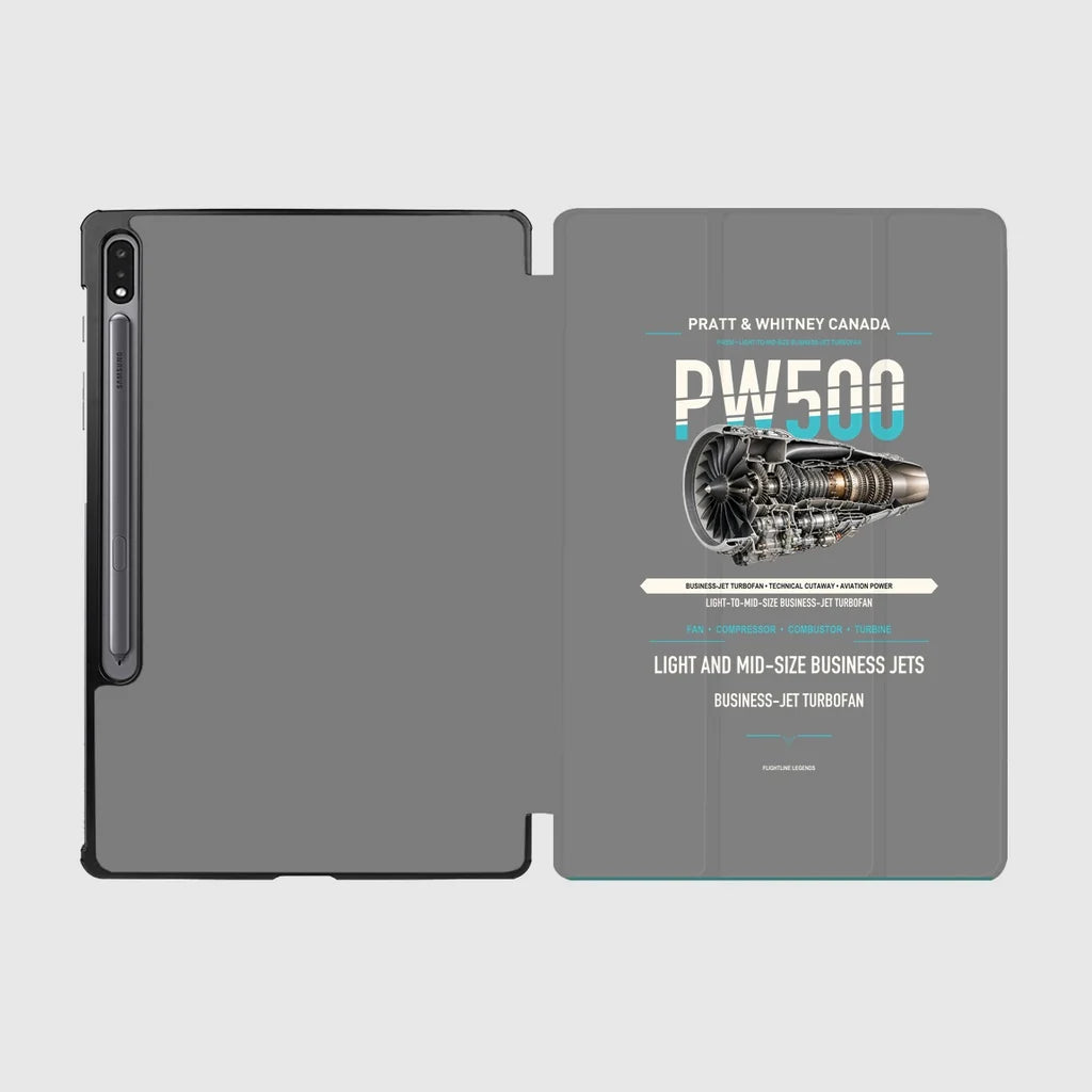 PW500 design on gray samsung tablet tablet case