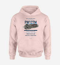 Thumbnail for PW127M design on pink hoodie single side