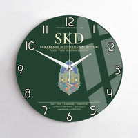 Thumbnail for Samarkand International Airport SKD Wall-Clock No-Frame - Dark Green