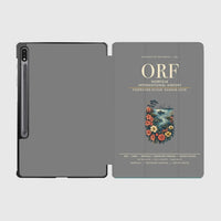 Thumbnail for Norfolk International Airport (ORF) design on gray samsung tablet tablet case