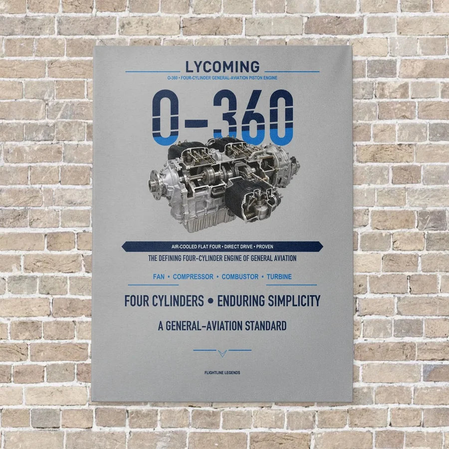 O-360 vertical canvas print - no frame - light gray background