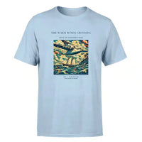 Thumbnail for VINTAGE G4067 - The Warm Winds Crossing - Premium T-Shirt design on lightblue premium t shirt