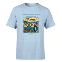 Thumbnail for VINTAGE G4140 - The Old Timers' Bench - Premium T-Shirt design on lightblue premium t shirt