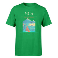 Thumbnail for Augusto C. Sandino International Airport (MGA) T-Shirt single-side front print in Green | augusto-c-sandino-international-airport-mga-double-side-t-shirt