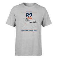 Thumbnail for Handley Page Victor B2 design on light gray t-shirt, single-side print