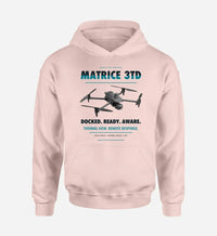 Thumbnail for DJI Matrice 3TD design on pink hoodie single side