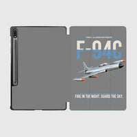 Thumbnail for F-94C Starfire design on gray samsung tablet tablet case