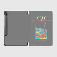 Thumbnail for Sydney–J.A. Douglas McCurdy Airport (YQY) design on gray samsung tablet tablet case