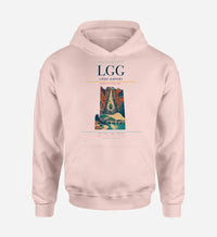 Thumbnail for Liège Airport (LGG) design on pink hoodie single-side print