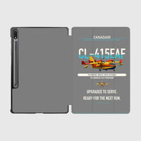 Thumbnail for Canadair CL-415EAF design on gray samsung tablet tablet case