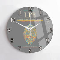 Thumbnail for El Alto International Airport LPB Wall-Clock No-Frame - Gray