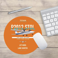 Thumbnail for Tecnam P2012 STOL design on orange round mouse pad